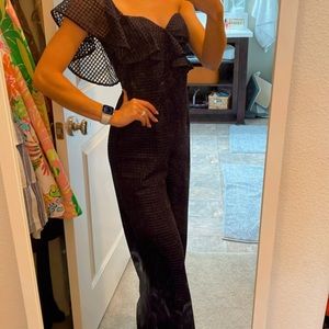 Lulus Navy Blue pant romper